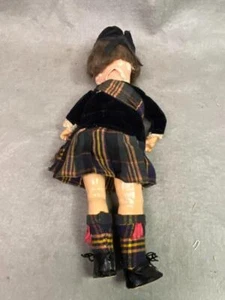 VINTAGE 13 ZOLL SCOTCH PUPPE BISKUITKOPF GERMANY 451 5/0 MIT KOMPOSITION GLIEDMASSEN - Bild 1 von 7