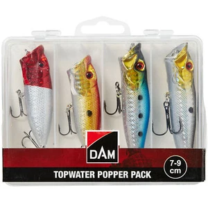 DAM Topwater Popper Pack + Box 7-9cm - 4 Oberflächenköder, Topwaterbait - Bild 1 von 1
