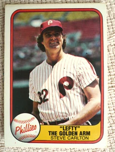 STEVE CARLTON #660 - 1981 FLEER - PHILLIES - HOF - MINT! - Bild 1 von 2