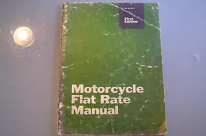 Motorcycle Flat Rate Manual Copyright 1969 American, Asian, European & British - Bild 1 von 4