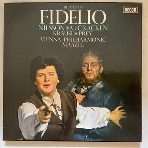 MAAZEL Beethoven Fidelio N/Mint 1970s UK Decca SET 272-3 Opera 2LP Box Set - Picture 1 of 2
