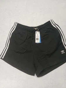 Adidas Mujer Adicolor Original 3 Rayas Pantalones Cortos Nuevo Con Etiquetas - Imagen 1 de 9