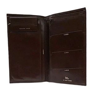 "Cartera de viaje vintage PRINCE GARDNER borgoña grano superior cuero de vaca 4,5""x8""" - Imagen 1 de 8