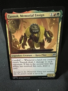 Custom EDH Deck Feat. Tannuk, Memorial Ensign (Red Green) - Picture 1 of 8