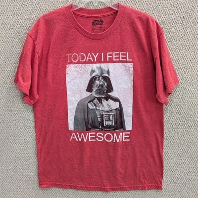 Футболка Star Wars Дарт Вейдер «Сегодня я чувствую себя потрясающе» вересковый красный размер большой - Изображение 1 из 3