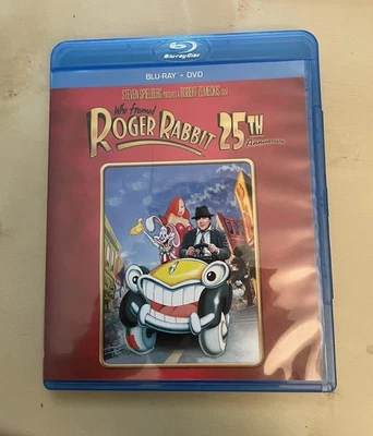 Who Framed Roger Rabbit 25th Anniversary Edition Blu-ray & DVD 1988 Disney Foto 1 de 3
