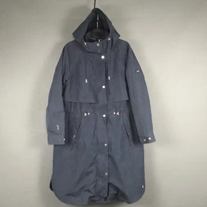Joules Damen Right as Rain wasserdichter atmungsaktiver Mantel Gr. 16 marineblau Kapuze - Bild 1 von 16