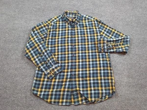 Pendleton Shirt Men Large Blue Check Wool Cotton Long Sleeve Flannel Canterbury  - Picture 1 of 9