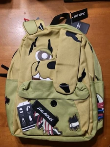 Five Nights at Freddy's Springtrap Green Ears Full Backpack Bookbag GITD READ - Picture 1 of 14