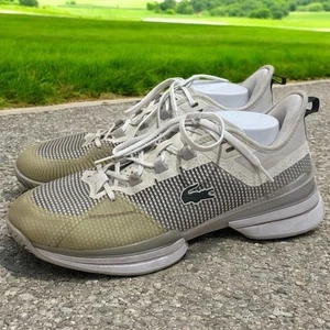 Tenis Lacoste Ultra en gris y blanco deportivos para hombre talla 11,5 - Imagen 1 de 9