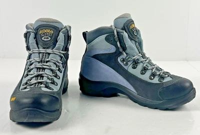 Asolo FSN85 Hiking Boot Women 6.5 Blue Suede Gore tex leather Comfort Rugged - Image 1 of 4