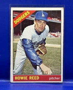 1966 TOPPS #387 Howie Reed: Los Angeles Dodgers: Pitcher: Baseball Card: MLB - Picture 1 of 2