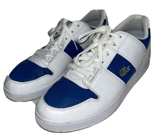Lacoste Men's Thrill Shoe, White/Blue, 11.5 Medium US Sneakers - Picture 1 of 7