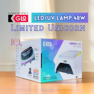 Kupa Mani-pro GLO LED/UV Lamp 48W - White w/ Unicorn Trim Cordless LIMITED COLOR - Picture 1 of 2