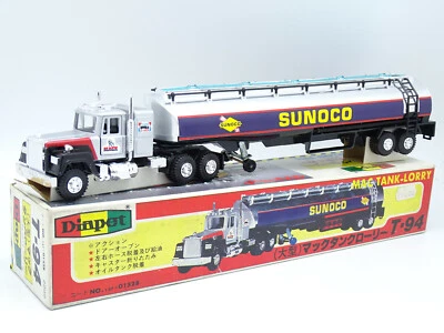 Yonezawa Diapet 1/55 - Mac Mack Serbatoio Camion Rimorchio Sunoco T94 - Immagine 1 di 2
