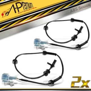 2x Front LH RH ABS Sensor for Nissan Navara NP300 D40 Pathfinder R51 47910-EA025 - Picture 1 of 10