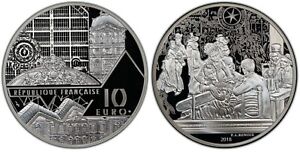 2018 France 10 Euros Bal du moulin - Silver Proof Coin PR70DCAM B+C OA 1284/2000