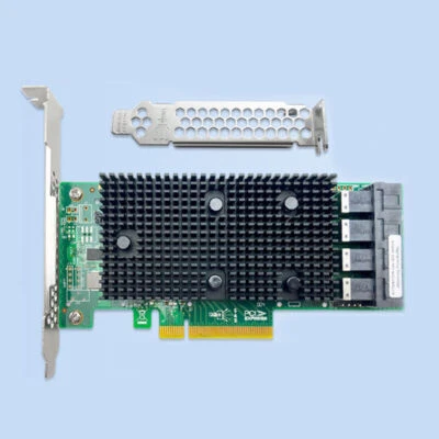 LSI 9400-16i 12Gbps Tri-Mode SAS SATA NVMe HBA P24 IT Mode RAID Controller Card - Image 1 of 4