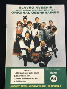 Noten - Slavko Avsenik - Original Oberkrainer - Band 64 - Akkordeon - Bild 1 von 3