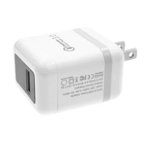 30W Fast Quick Charge QC 3.0 USB Wall Charger Adapter US Plug For iPhone/Samsung - Picture 1 of 6