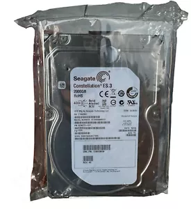 HARD DISK Seagate Constellation ES.3 ST2000NM0023 2 TB disco rigido SAS - Foto 1 di 1