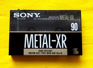 1x SONY METAL-XR 90 Cassette Tape 1990 + OVP ++ SEALED ++ - Bild 1 von 2