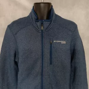 Stormpack Sunice Thermal Jacket Large Men's Blue Full Zip Sport Knit - Picture 1 of 6