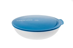 Tupperware Allegra Schüssel Türkis Weiß 3,5l Servierschüssel Rührschüssel B-Ware - Bild 1 von 1