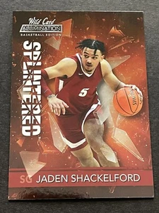 JADEN SHACKELFORD ~ 2021-22 Wild Card Alumination SPLINTERED Insert ~ ALABAMA - Picture 1 of 2