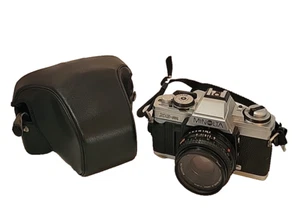 Minolta XG-M 35mm SLR Film Camera w/ 50mm 1:2 Lens - Untested - Picture 1 of 20