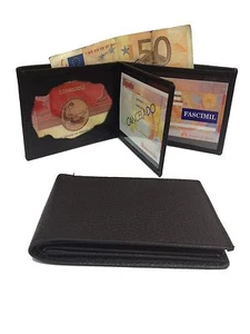 CARTERA DE CUERO PARA LA PLACA DE LA POLICIA NACIONAL, 100 % PIEL - Imagen 1 de 2