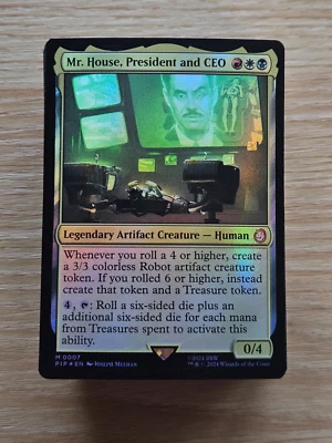 Custom Commander Deck ~ Dice Roll & Treasures ~ Mr. House, President and CEO - Image 1 of 4
