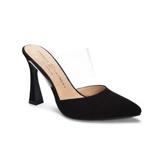 Chinese Laundry Sherman Mule Pump Black Clear Band Size 9 Women's  - Picture 1 of 5