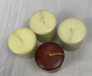 Yankee Candle Votive Lot of 4, 1.75 oz Each Chocolate Bar, Basil & Nectarine - Picture 1 of 5