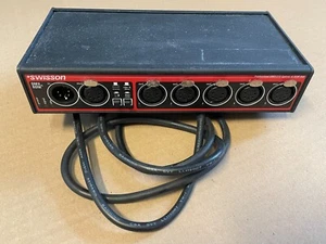 Swisson XSR-5B-US DMX & RDM Optical Isolator Splitter & Booster, 5-pin Opto - Picture 1 of 5