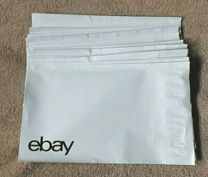eBay-Branded Polymailer Black 8.5" x 6.25" (No Padding) 20's Single Adhesive - Imagen 1 de 4