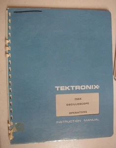 Manual * Tektronix 7904 Oscilloscope Operators Manual - Picture 1 of 2