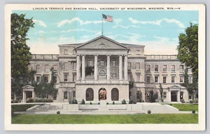 Postal Lincoln Terrace y Bascom Hall, Universidad de Wisconsin, Madison, Wisconsin - Imagen 1 de 2