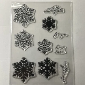 Snowflake Stamp And Die Cut (L23) - Picture 1 of 3