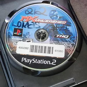 MX Unleashed PS2 Game - Loose Disc, Tested, Working, Blockbuster Case - Picture 1 of 8