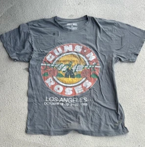 Guns N Roses T-Shirt Men's S Los Angeles October 18-19-21-22, 1989 Logo Graphic - Picture 1 of 10