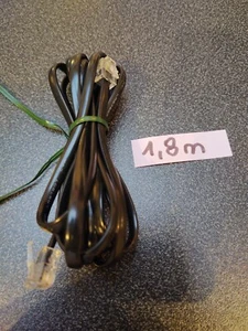 Câbles plats téléphone (4 fils ou 2 fils)(Rj11-Rj11)(1,8 m-3 m) - Photo 1/24