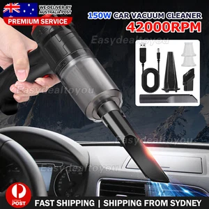 42000RPM Handheld Cordless Vacuum Cleaner Home & Car Dust Blower Mini Air Duster - Picture 1 of 9