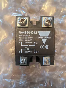 Solid State Relay (50A @ 480VAC, 3-32VDC Coil) #RA4850-D12 - Bild 1 von 1