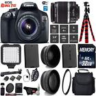 Canon EOS Rebel T6 DSLR Camera with 18-55mm is II Lens + LED + UV FLD CPL...