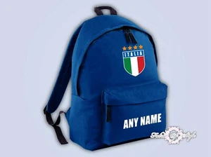Personalisierter beliebiger Name Kinderrucksack Retro Italien Fußball Italienisch Italien - Bild 1 von 5