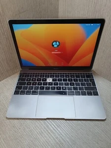 A1534 Apple MacBook 12'' Core M3 8GB RAM 256GB SSD Ventura 2017 Grade C EK2111 - Picture 1 of 13