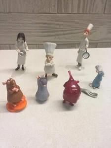 Disney Pixar Ratatouille Figur Figur 7 Stück Remy, Gusteau, Chef Skinner, - Bild 1 von 24