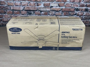 Harbor Breeze Armitage 52-in White Indoor Flush Mount Ceiling Fan with Light Kit - Picture 1 of 7