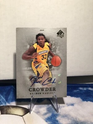 2012-13 SP Authentic Auto Jae Crowder #32 Rookie Auto RC Golden Eagles - Image 1 of 2